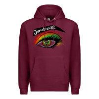 Burgundy juneteenth eyelash cowgirl Premium Hoodie - CowGirlArtShop