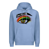 Colony Blue juneteenth eyelash cowgirl Premium Hoodie - CowGirlArtShop