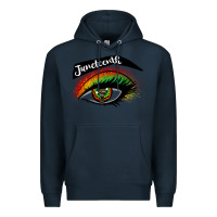 Navy juneteenth eyelash cowgirl Premium Hoodie - CowGirlArtShop