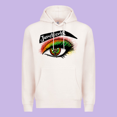 Juneteenth Eyelash Cowgirl Premium Hoodie Designed By Cowgirlartshop