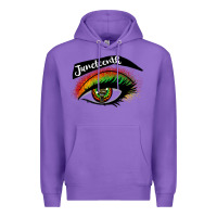 Purple juneteenth eyelash cowgirl Premium Hoodie - CowGirlArtShop