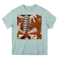 Arona football leopard gemstone seamless pattern Heavy Core Tee - JahusDesignShop