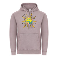 Vintage Zinc here comes the sun Vintage Hoodie - MaliasSmallBusiness
