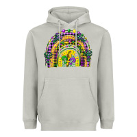Moon Dust mardi gras rainbow and fleur de lis Heavyweight Hoodie - CowGirlArtShop