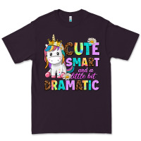 Plum cute smart and a little bit dramatic unicorn Premium Tee - AdoDesignShop