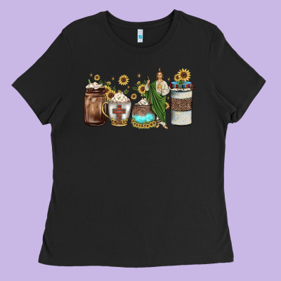 San Judas Coffee Ladies Tee Designed By Jahusdesignshop