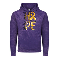 Cloud Purple finding the cure starts with hope childhood cancer awareness Vintage Hoodie - Jasminsmagicworld