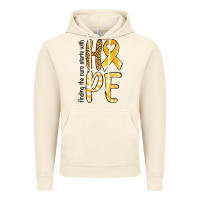 Vintage Artic finding the cure starts with hope childhood cancer awareness Vintage Hoodie - Jasminsmagicworld