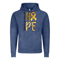 Vintage Denim finding the cure starts with hope childhood cancer awareness Vintage Hoodie - Jasminsmagicworld