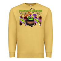 Antique Gold my favorite monsters calls me mom Premium Sweatshirt - CowGirlArtShop
