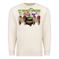 Sandshell my favorite monsters calls me mom Premium Sweatshirt - CowGirlArtShop