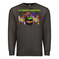 Smoke my favorite monsters calls me mom Premium Sweatshirt - CowGirlArtShop