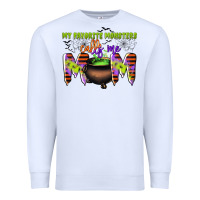 White my favorite monsters calls me mom Premium Sweatshirt - CowGirlArtShop