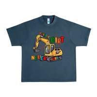 Midnight Navy a little dirt never hurt Urban Heavy Tee - MaliasSmallBusiness