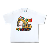 White a little dirt never hurt Urban Heavy Tee - MaliasSmallBusiness