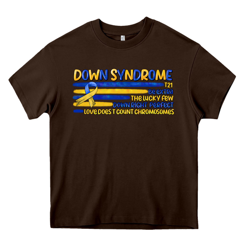 Down Syndrome Heavy Core Tee by Artiststas | Teevron