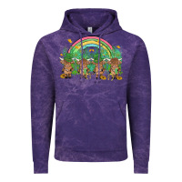 Cloud Purple st patrick's day baby highland cow Vintage Hoodie - MaliasSmallBusiness