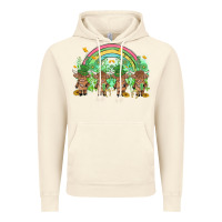 Vintage Artic st patrick's day baby highland cow Vintage Hoodie - MaliasSmallBusiness