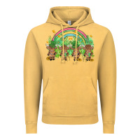 Vintage Mustard st patrick's day baby highland cow Vintage Hoodie - MaliasSmallBusiness