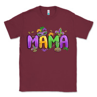Burgundy mardi gras mama Classic Tee - MaliasSmallBusiness