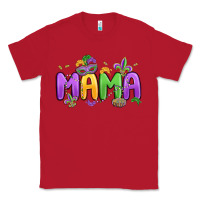 Red mardi gras mama Classic Tee - MaliasSmallBusiness