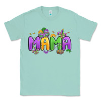 Seafoam mardi gras mama Classic Tee - MaliasSmallBusiness