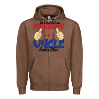 Chestnut Awesome uncle Zipper Hoodie - Bettercallsaul
