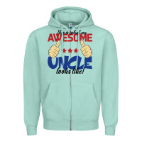 Seafoam Awesome uncle Zipper Hoodie - Bettercallsaul