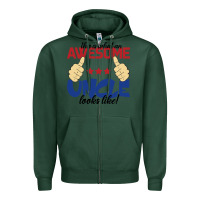 Sports Green Awesome uncle Zipper Hoodie - Bettercallsaul