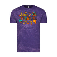 Cloud Purple one thankful mimi Vintage Tee - JahusDesignShop
