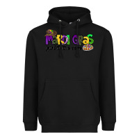 Black mardi gras girl to the core Heavyweight Hoodie - CowGirlArtShop