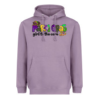 Lavender mardi gras girl to the core Heavyweight Hoodie - CowGirlArtShop