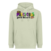 Matcha mardi gras girl to the core Heavyweight Hoodie - CowGirlArtShop