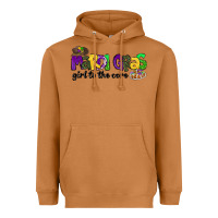 Meerkat mardi gras girl to the core Heavyweight Hoodie - CowGirlArtShop