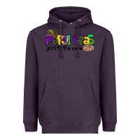 Plum mardi gras girl to the core Heavyweight Hoodie - CowGirlArtShop