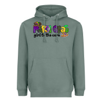 Sage mardi gras girl to the core Heavyweight Hoodie - CowGirlArtShop