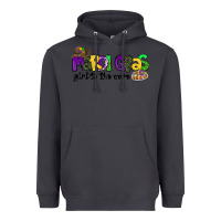 Smoke mardi gras girl to the core Heavyweight Hoodie - CowGirlArtShop