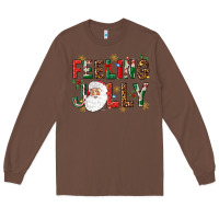 Chestnut Feeling Jolly Long Sleeve Tee - NancyCooperArtShop