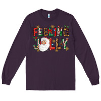 Plum Feeling Jolly Long Sleeve Tee - NancyCooperArtShop
