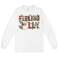 White Feeling Jolly Long Sleeve Tee - NancyCooperArtShop