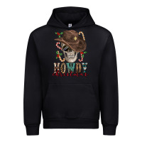 Black howdy christmas skull Urban Hoodie - FaDigitalArtStudio