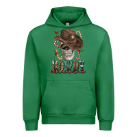 Emerald howdy christmas skull Urban Hoodie - FaDigitalArtStudio