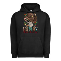 Pigment Black howdy christmas skull Urban Hoodie - FaDigitalArtStudio