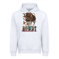 White howdy christmas skull Urban Hoodie - FaDigitalArtStudio