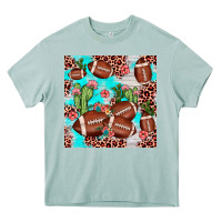 Arona football leopard cactus seamless pattern Heavy Core Tee - JahusDesignShop