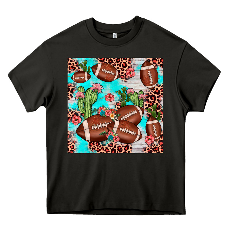 Football Leopard Cactus Seamless Pattern Heavy Core Tee by JahusDesignShop | Teevron