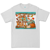 Dove Grey Just A Girl Who Loves Fall Mousepad Premium Tee - BundleAndBundleShop
