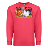 Cardinal halloween chicken Premium Sweatshirt - CowGirlArtShop