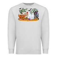 Dove Grey halloween chicken Premium Sweatshirt - CowGirlArtShop