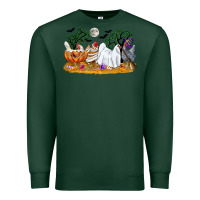 Sports Green halloween chicken Premium Sweatshirt - CowGirlArtShop